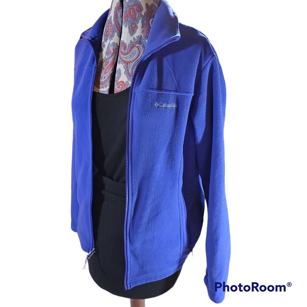 Columbia Sportswear | Blue Fleece Interchange Jacket | Size Small